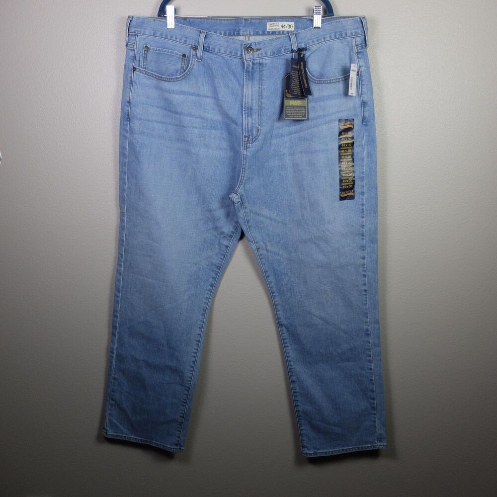 Cremieux Premium Denim Blue Relaxed Straight Jeans Size 44/30